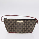 GUCCI GG Supreme GG Canvas Shoulder Bag 3 Set Beige Purple Auth 206847-20