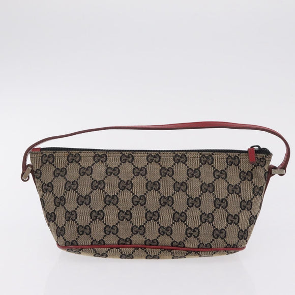 GUCCI GG Supreme GG Canvas Shoulder Bag 3 Set Beige Purple Auth 206847