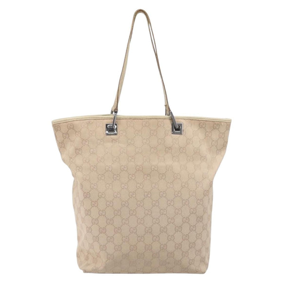 GUCCI GG Canvas Shoulder Bag 2 Set Beige Auth 206848