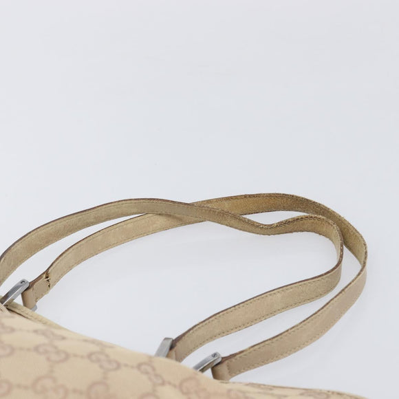 GUCCI GG Canvas Shoulder Bag 2 Set Beige Auth 206848