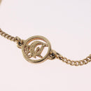 Christian Dior Bracelet Metal Gold Auth 206851-10