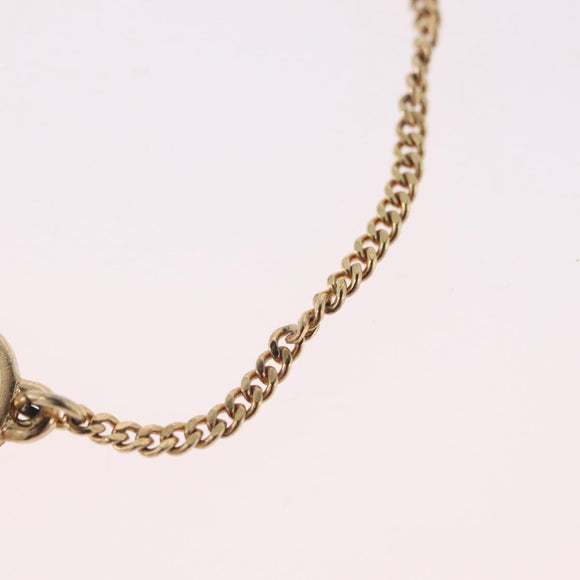 Christian Dior Bracelet Metal Gold Auth 206851