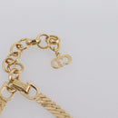 Christian Dior Brooch Necklace Metal 3 Set Gold Tone Auth 206852-11