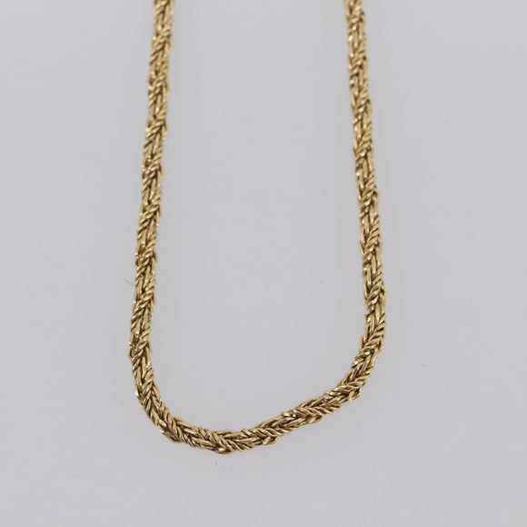 Christian Dior Brooch Necklace Metal 3 Set Gold Tone Auth 206852