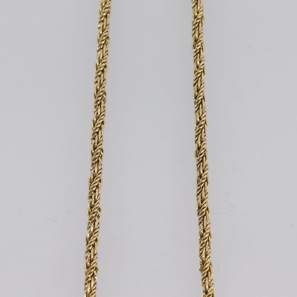 Christian Dior Brooch Necklace Metal 3 Set Gold Tone Auth 206852
