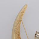 Christian Dior Brooch Necklace Metal 3 Set Gold Tone Auth 206852-21