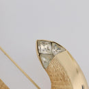 Christian Dior Brooch Necklace Metal 3 Set Gold Tone Auth 206852-22