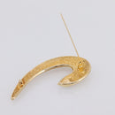 Christian Dior Brooch Necklace Metal 3 Set Gold Tone Auth 206852-25