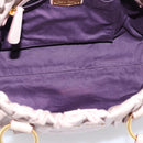 Miu Miu Hand Bag Vitellolux 2way Pink Gold Auth 206863A-19