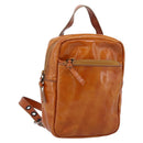 Miu Miu Backpack Patent Leather Brown Silver Auth 206864-1