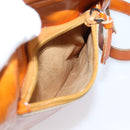 Miu Miu Backpack Patent Leather Brown Silver Auth 206864-24
