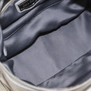 Miu Miu Hand Bag Leather Gray Silver Auth 206866A-11