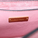 Miu Miu Shoulder Bag Leather Pink Gold Auth 206867A-22