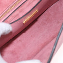 Miu Miu Shoulder Bag Leather Pink Gold Auth 206867A-11