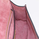Miu Miu Shoulder Bag Leather Pink Gold Auth 206867A-23