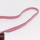 Miu Miu Shoulder Bag Leather Pink Gold Auth 206867A-14