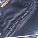 Miu Miu Shoulder Bag Vitellolux Black Gold Auth 206868V-10