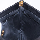 Miu Miu Shoulder Bag Vitellolux Black Gold Auth 206868V-19
