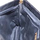 Miu Miu Shoulder Bag Vitellolux Black Gold Auth 206868V-20