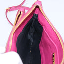 Miu Miu Shoulder Bag Leather Pink Gold Auth 206869A-20