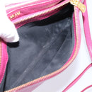 Miu Miu Shoulder Bag Leather Pink Gold Auth 206869A-22