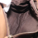 Miu Miu Hand Bag Leather Brown Gold Auth 206871A-30