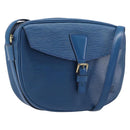 LOUIS VUITTON Epi June Feuille Shoulder Bag Blue M52155 LV Auth 206872A-1