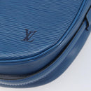 LOUIS VUITTON Epi June Feuille Shoulder Bag Blue M52155 LV Auth 206872A-11
