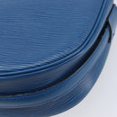 LOUIS VUITTON Epi June Feuille Shoulder Bag Blue M52155 LV Auth 206872A-13