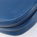 LOUIS VUITTON Epi June Feuille Shoulder Bag Blue M52155 LV Auth 206872A-14