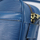 LOUIS VUITTON Epi June Feuille Shoulder Bag Blue M52155 LV Auth 206872A-15