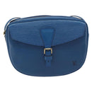 LOUIS VUITTON Epi June Feuille Shoulder Bag Blue M52155 LV Auth 206872A-2