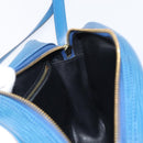 LOUIS VUITTON Epi June Feuille Shoulder Bag Blue M52155 LV Auth 206872A-21