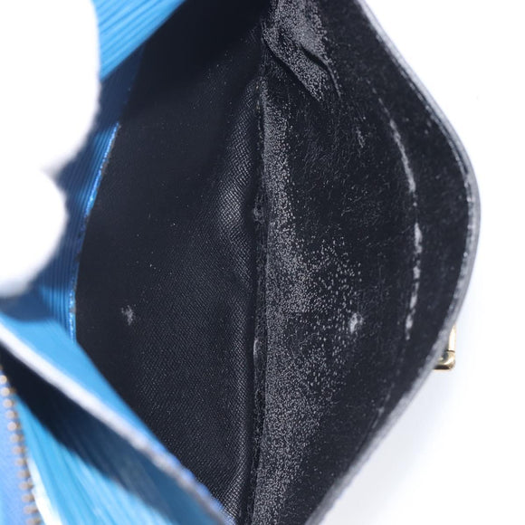 LOUIS VUITTON Epi June Feuille Shoulder Bag Blue M52155 LV Auth 206872A
