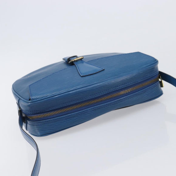 LOUIS VUITTON Epi June Feuille Shoulder Bag Blue M52155 LV Auth 206872A