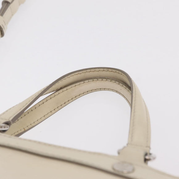 LOUIS VUITTON Epi Blair MM Hand Bag 2way White Yvoire M40330 LV Auth 206873