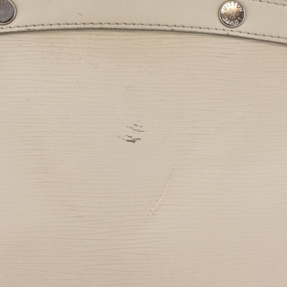 LOUIS VUITTON Epi Blair MM Hand Bag 2way White Yvoire M40330 LV Auth 206873