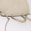 LOUIS VUITTON Epi Blair MM Hand Bag 2way White Yvoire M40330 LV Auth 206873-7