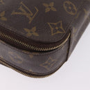 LOUIS VUITTON Monogram Trousse Brush PM Cosmetic Pouch M47510 LV Auth 206874-15