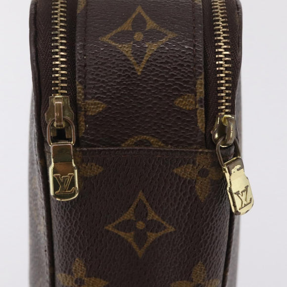 LOUIS VUITTON Monogram Trousse Brush PM Cosmetic Pouch M47510 LV Auth 206874