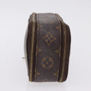 LOUIS VUITTON Monogram Trousse Brush PM Cosmetic Pouch M47510 LV Auth 206874-3