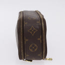 LOUIS VUITTON Monogram Trousse Brush PM Cosmetic Pouch M47510 LV Auth 206874-4