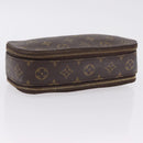 LOUIS VUITTON Monogram Trousse Brush PM Cosmetic Pouch M47510 LV Auth 206874-5