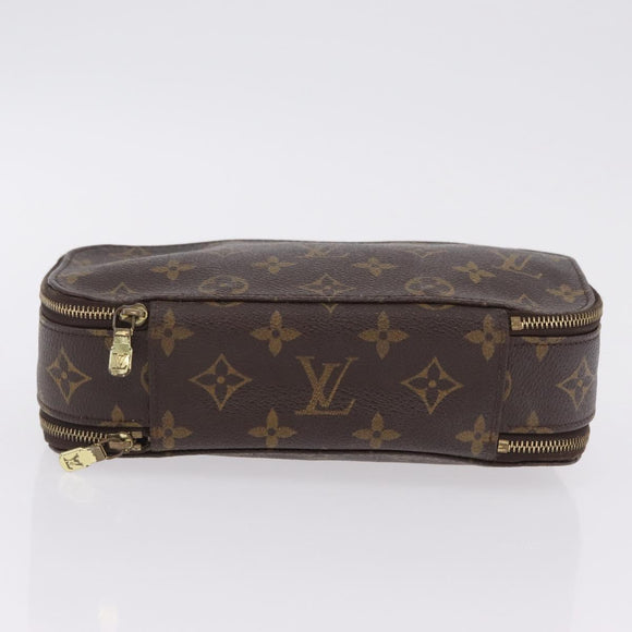 LOUIS VUITTON Monogram Trousse Brush PM Cosmetic Pouch M47510 LV Auth 206874