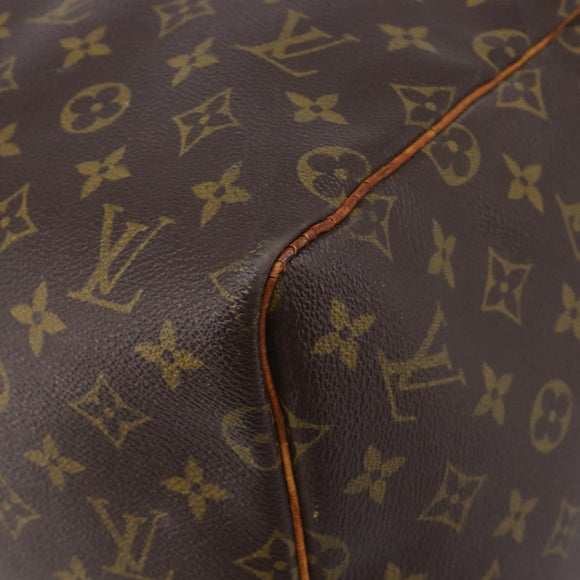 LOUIS VUITTON Monogram Keepall 55 Boston Bag M41424 LV Auth 206875