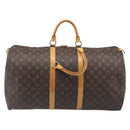 LOUIS VUITTON Monogram Keepall 55 Boston Bag M41424 LV Auth 206875-3