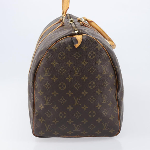 LOUIS VUITTON Monogram Keepall 55 Boston Bag M41424 LV Auth 206875