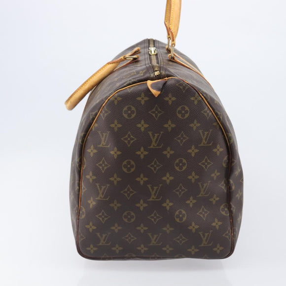 LOUIS VUITTON Monogram Keepall 55 Boston Bag M41424 LV Auth 206875