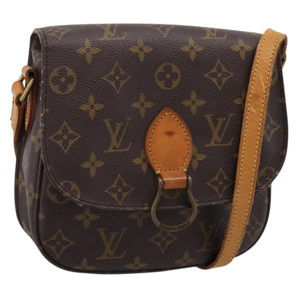 LOUIS VUITTON Monogram Saint Cloud MM Shoulder Bag M51243 LV Auth 206877