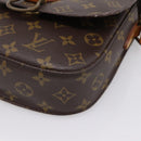 LOUIS VUITTON Monogram Saint Cloud MM Shoulder Bag M51243 LV Auth 206877-16